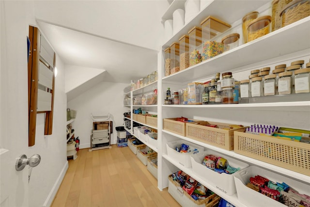 view of pantry