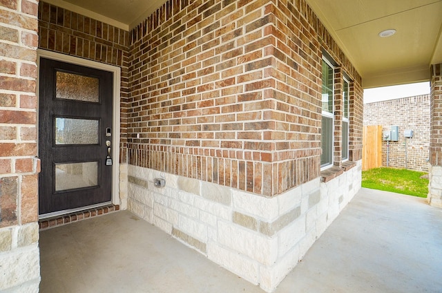 view of property entrance