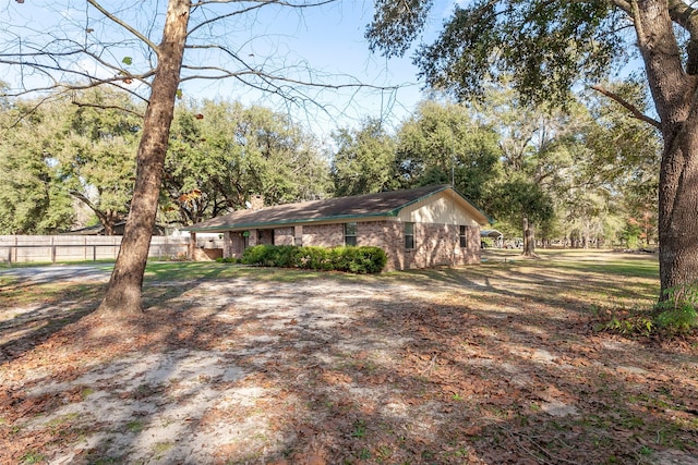 view of side of property