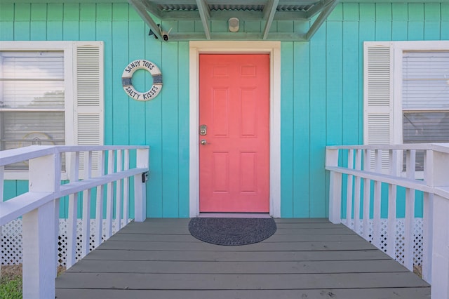 view of property entrance