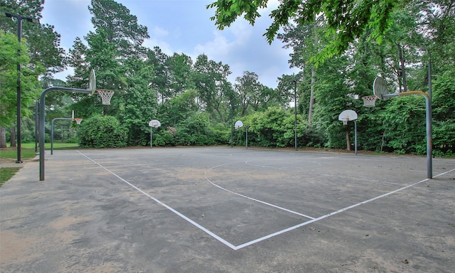 view of sport court