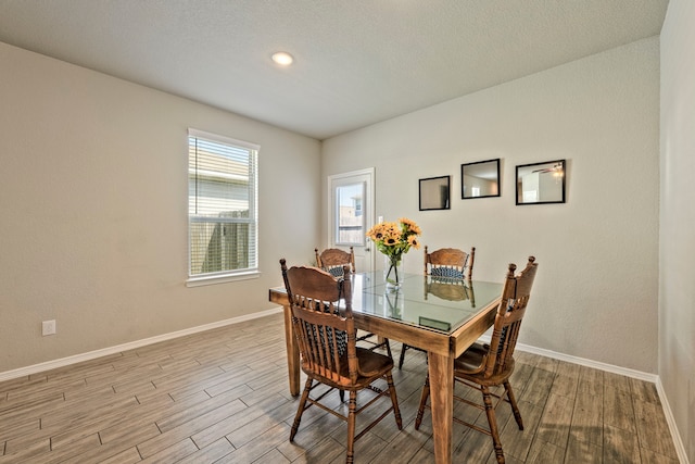 view of dining area