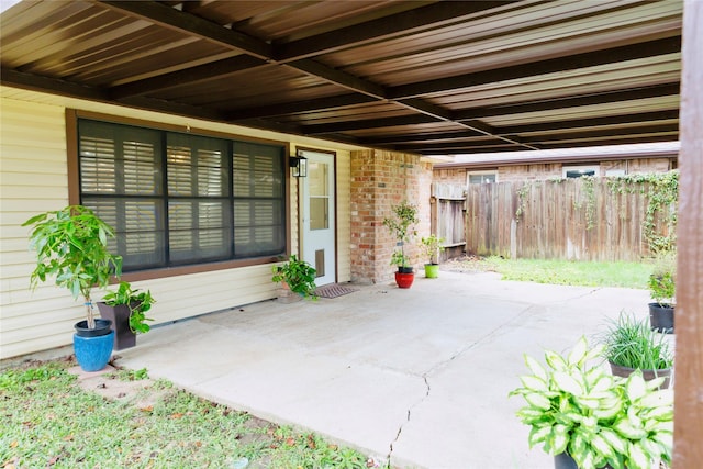 view of patio