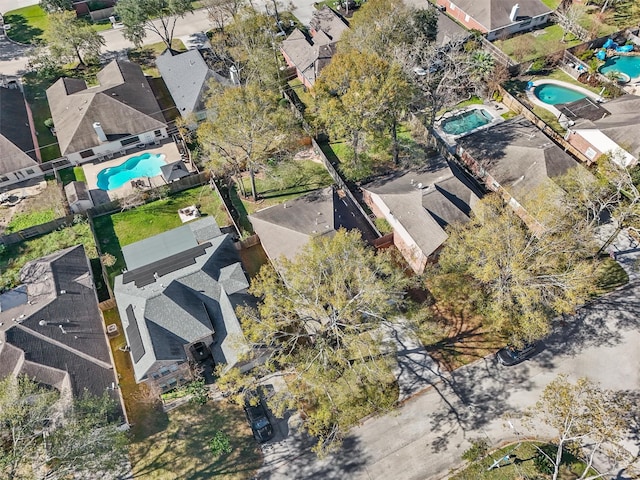 birds eye view of property featuring a residential view