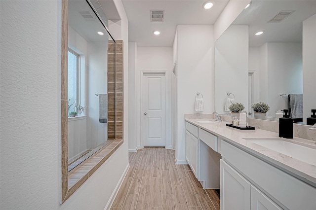 bathroom featuring vanity and a healthy amount of sunlight