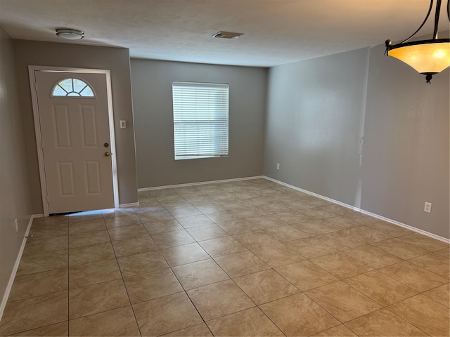 view of tiled entryway