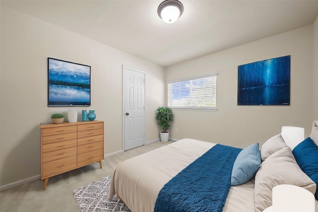 bedroom featuring carpet floors