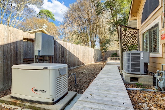 exterior space featuring cooling unit