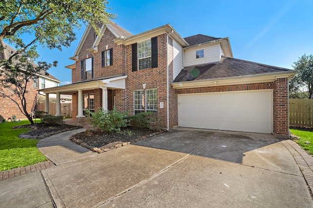 view of front of home with covered porch