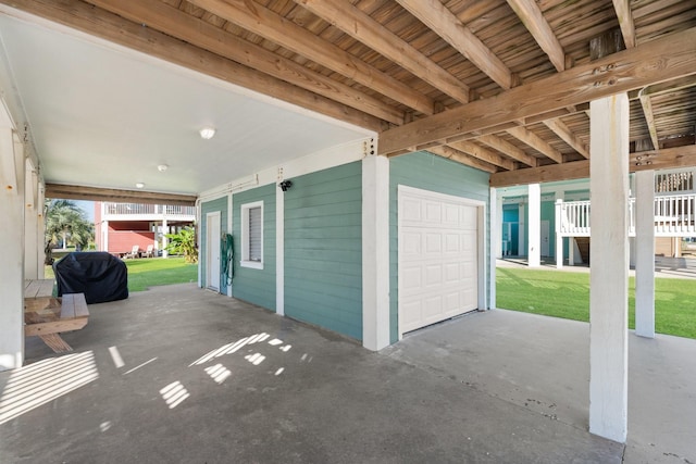 view of patio / terrace featuring grilling area