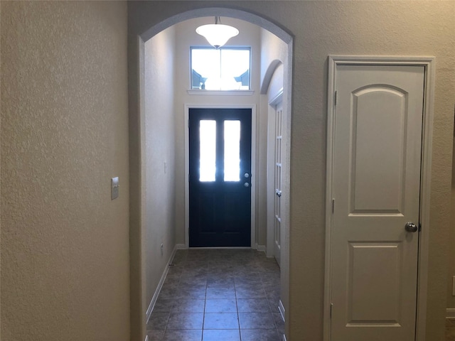 view of tiled entryway