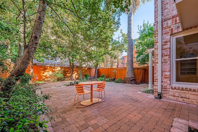 view of patio