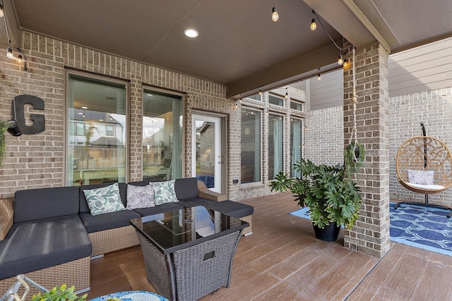 view of patio / terrace with outdoor lounge area