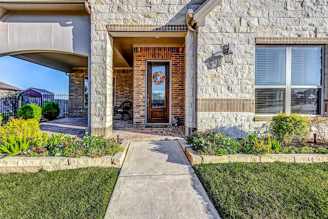 view of entrance to property