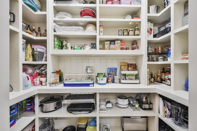 view of pantry