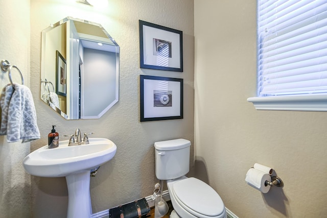 bathroom featuring toilet