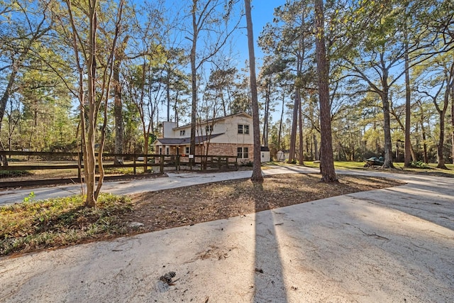 view of front of house