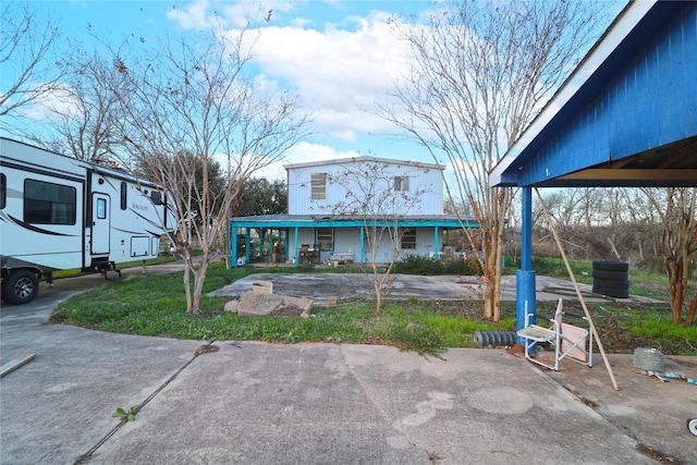 exterior space with a patio