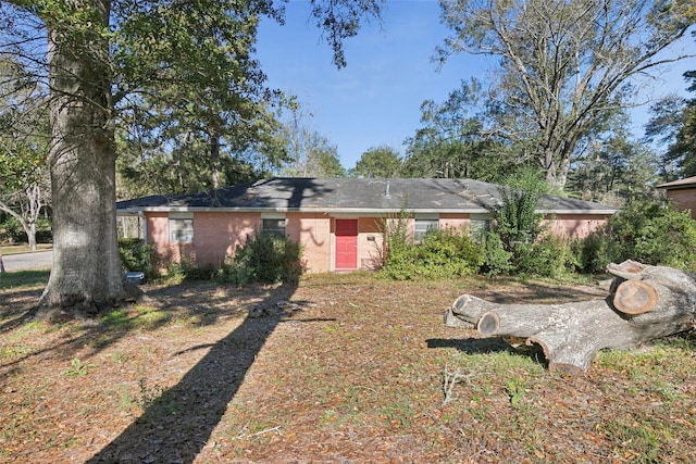 view of ranch-style home