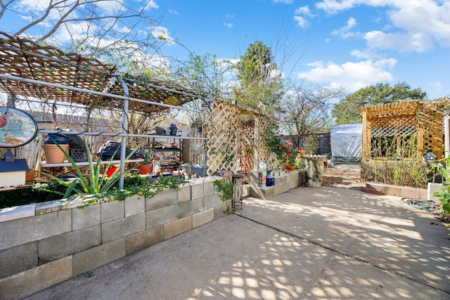 view of patio