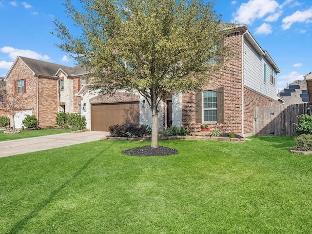 view of front of home with a front yard