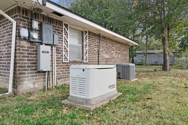 details featuring central air condition unit