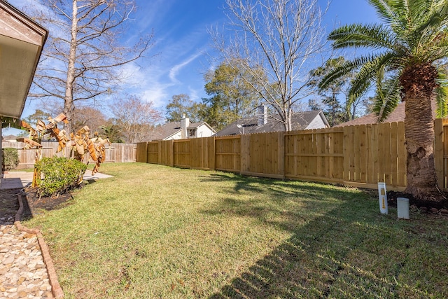 view of yard