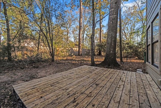 view of deck