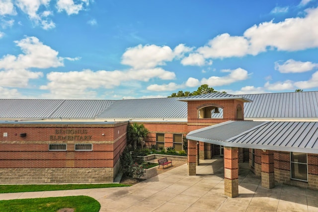 exterior space featuring a patio