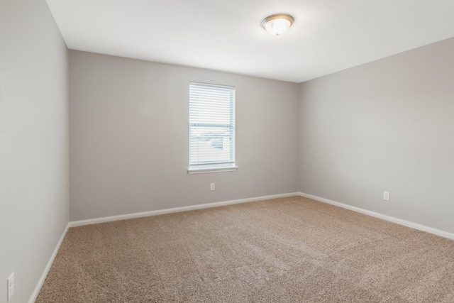 spare room featuring carpet floors