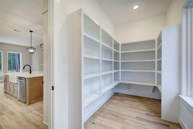 pantry featuring sink