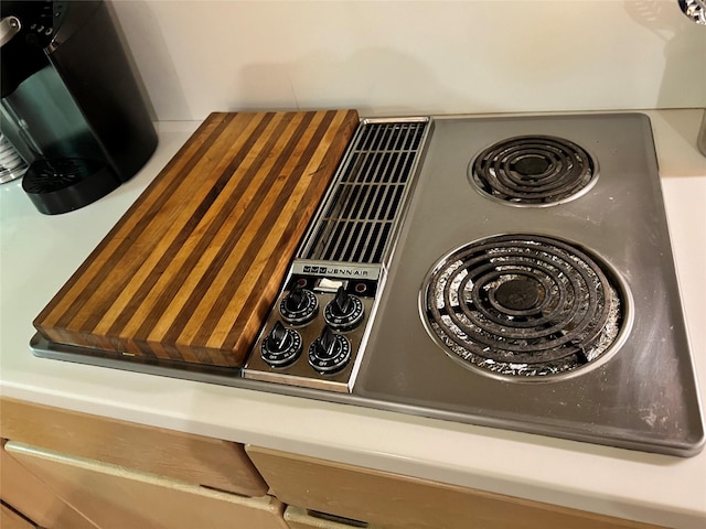 details featuring cooktop