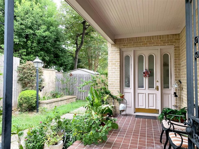 view of entrance to property