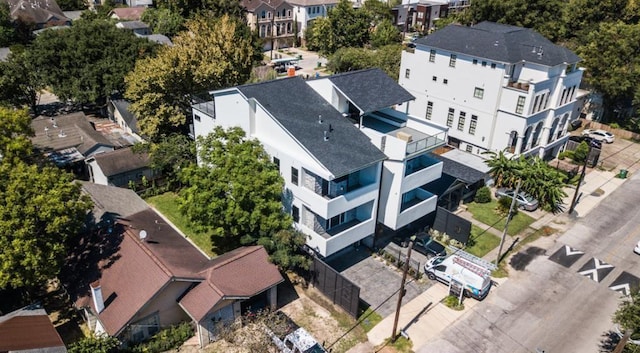 bird's eye view featuring a residential view