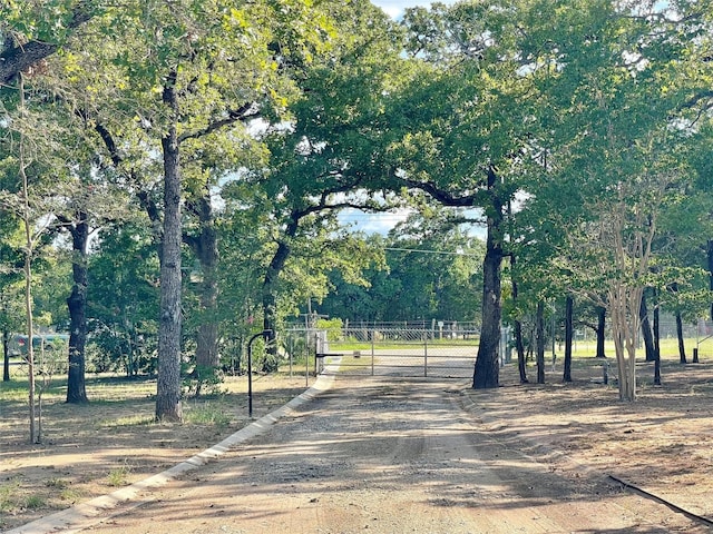 view of road