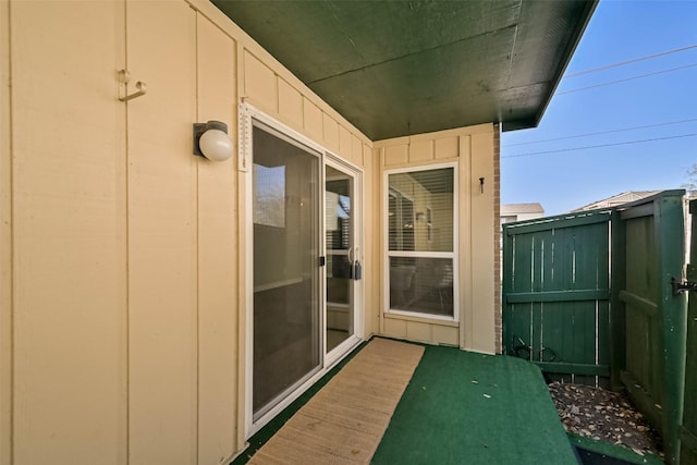 view of patio / terrace with fence