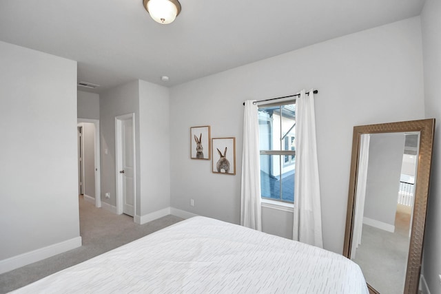 bedroom featuring carpet floors