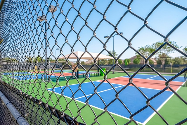 view of sport court