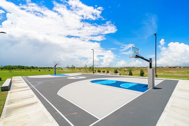 view of sport court