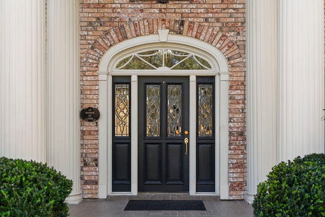 view of entrance to property