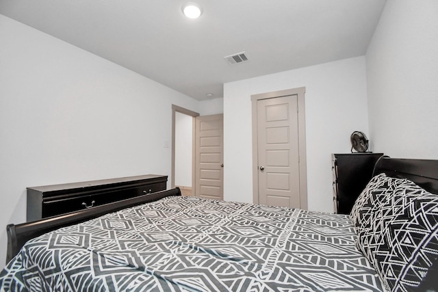 bedroom with a closet