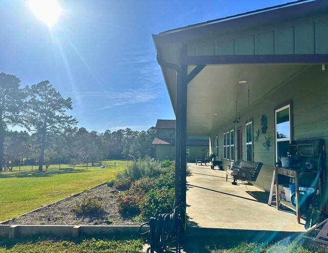 exterior space featuring a patio area