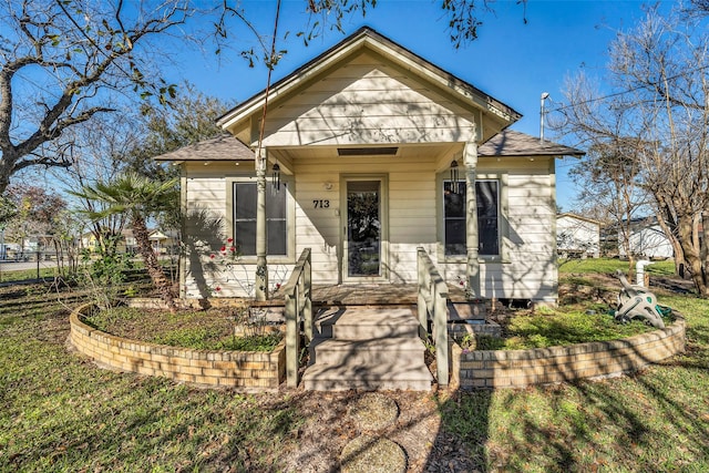 view of bungalow-style home