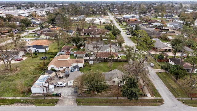 713 Firnat St, Houston, TX 77022 - aerial view of property and surrounding area with nearby suburban area