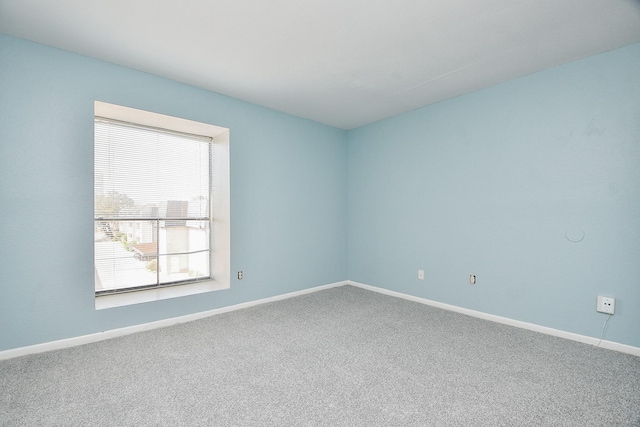 spare room with carpet floors