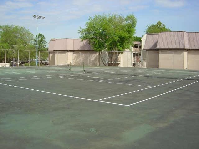 view of tennis court