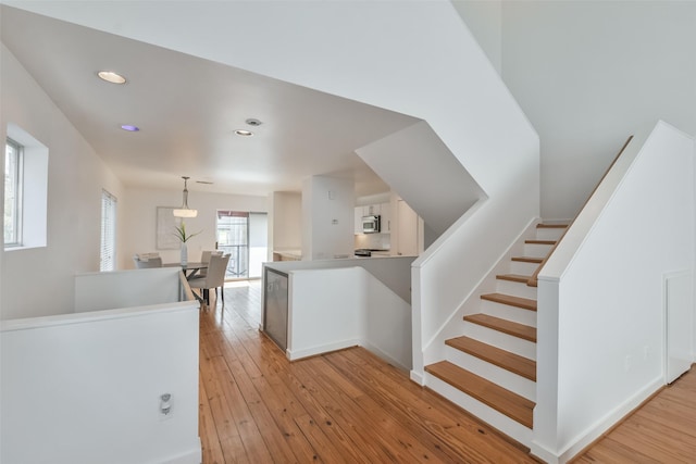 interior space featuring hardwood / wood-style flooring