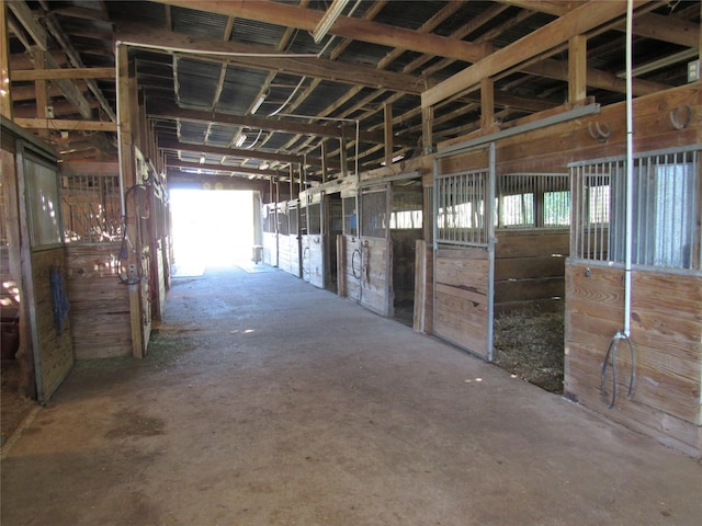 view of stable