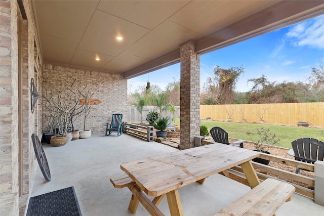 view of patio / terrace