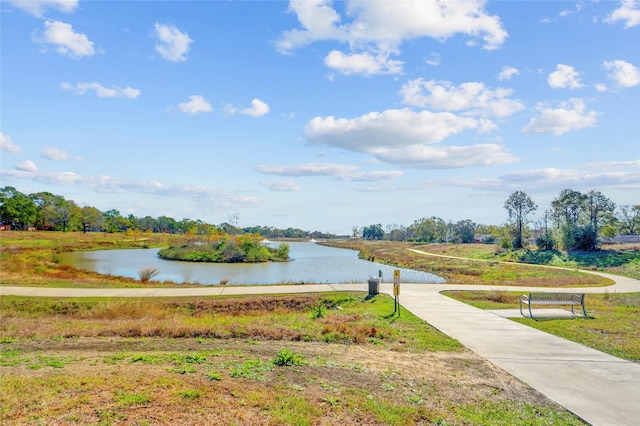 property view of water